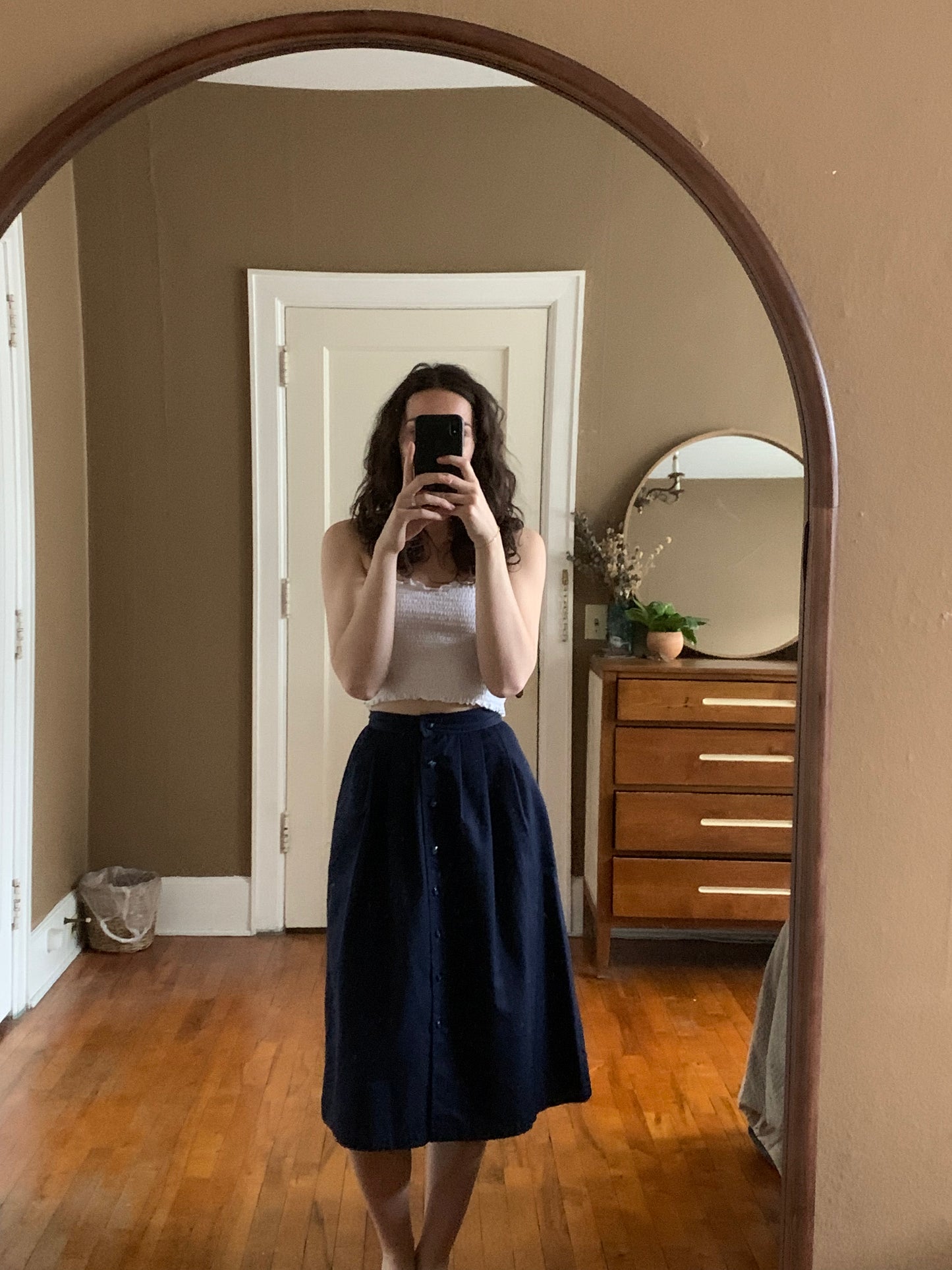 Vintage Button Down Skirt (25x28)