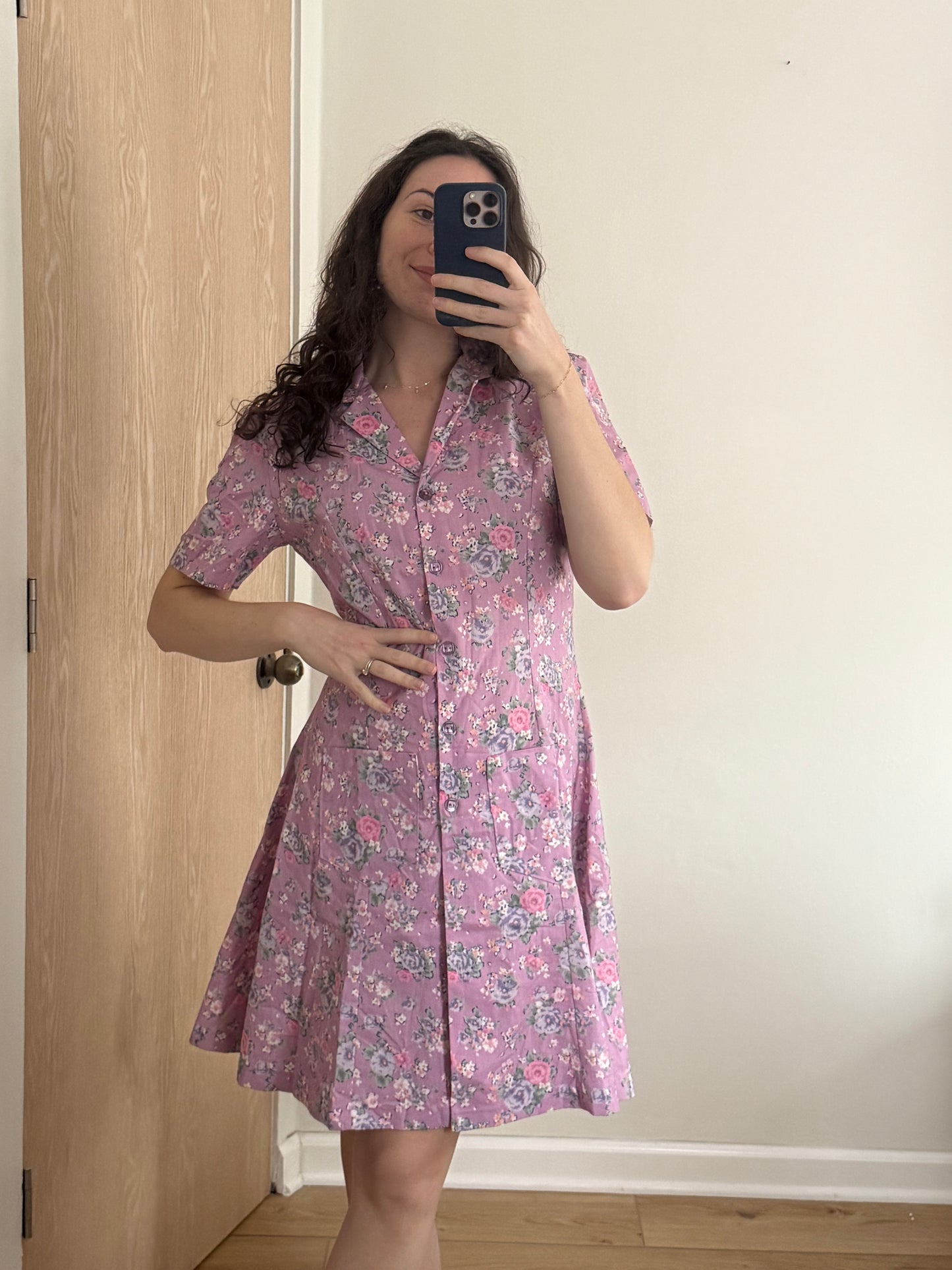 Handmade Button Up Dress (M)