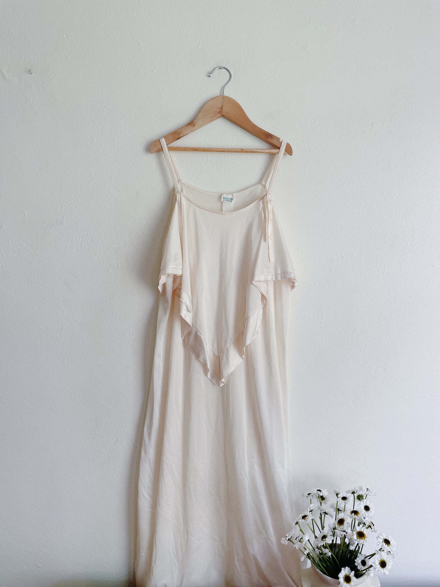 Vintage Light Yellow Slip Dress