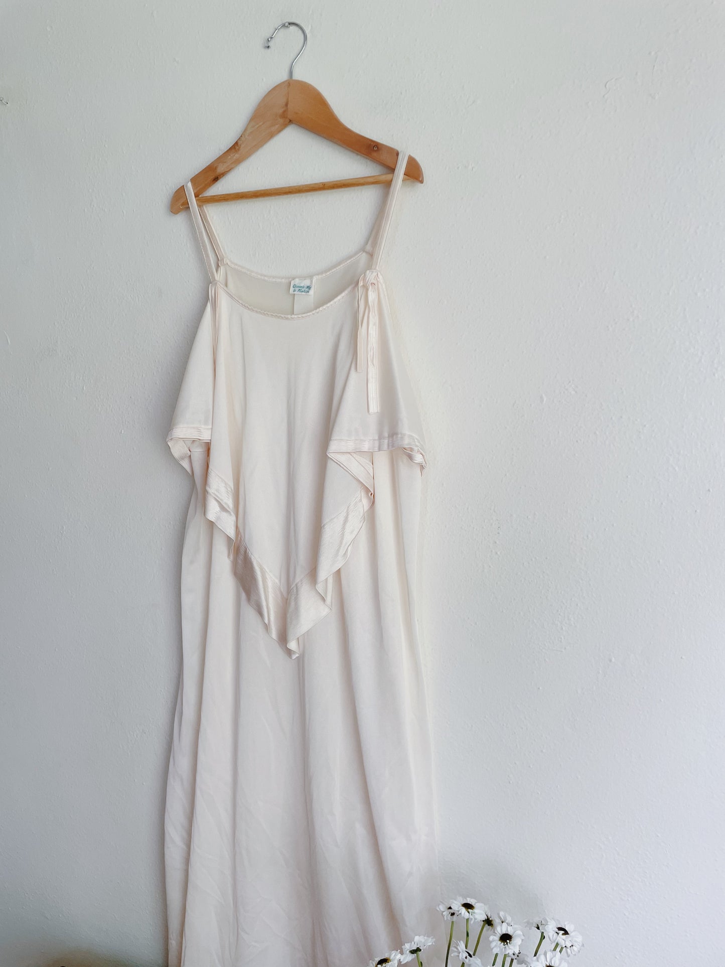 Vintage Light Yellow Slip Dress