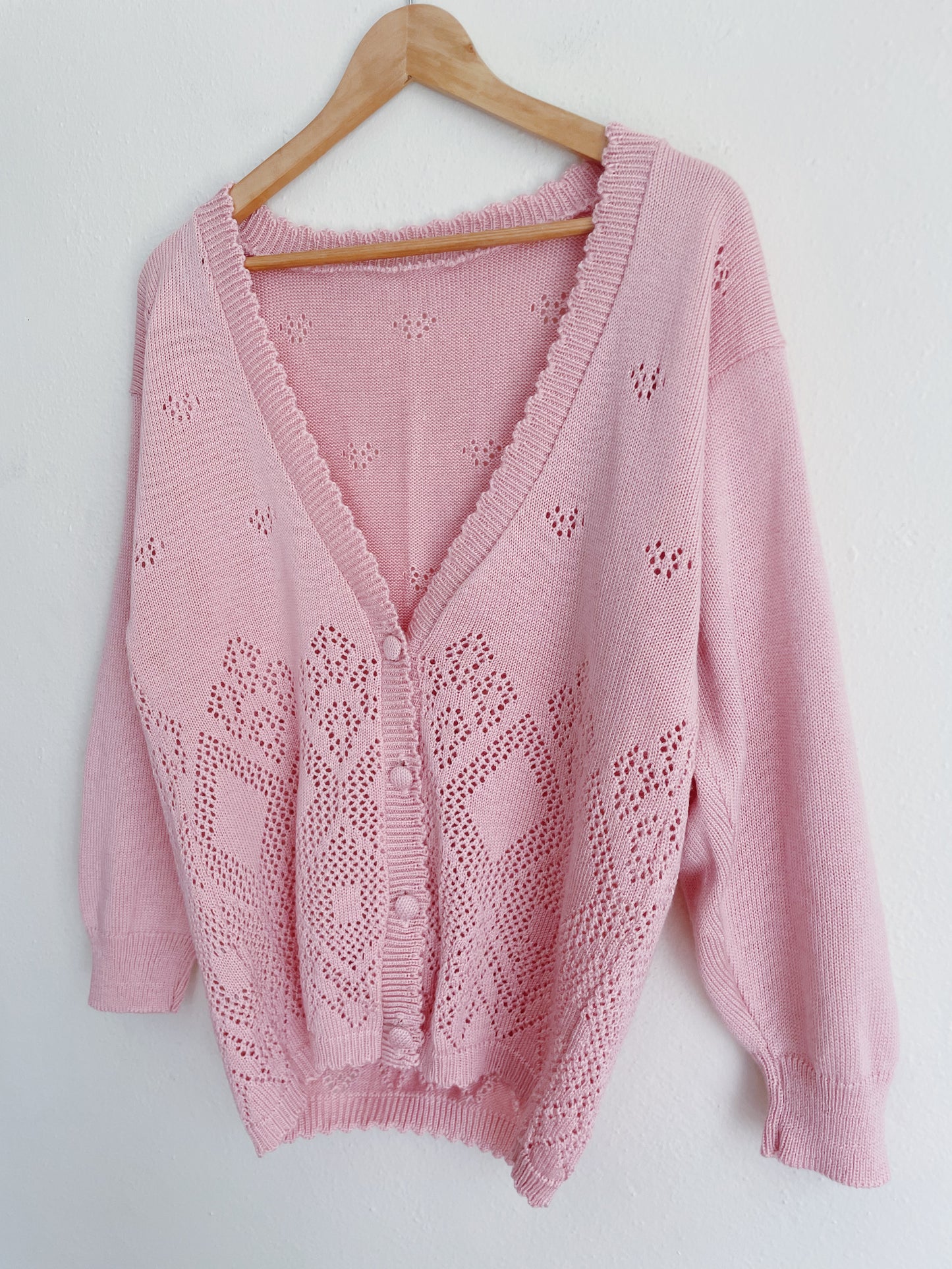 Vintage Pink Cardigan