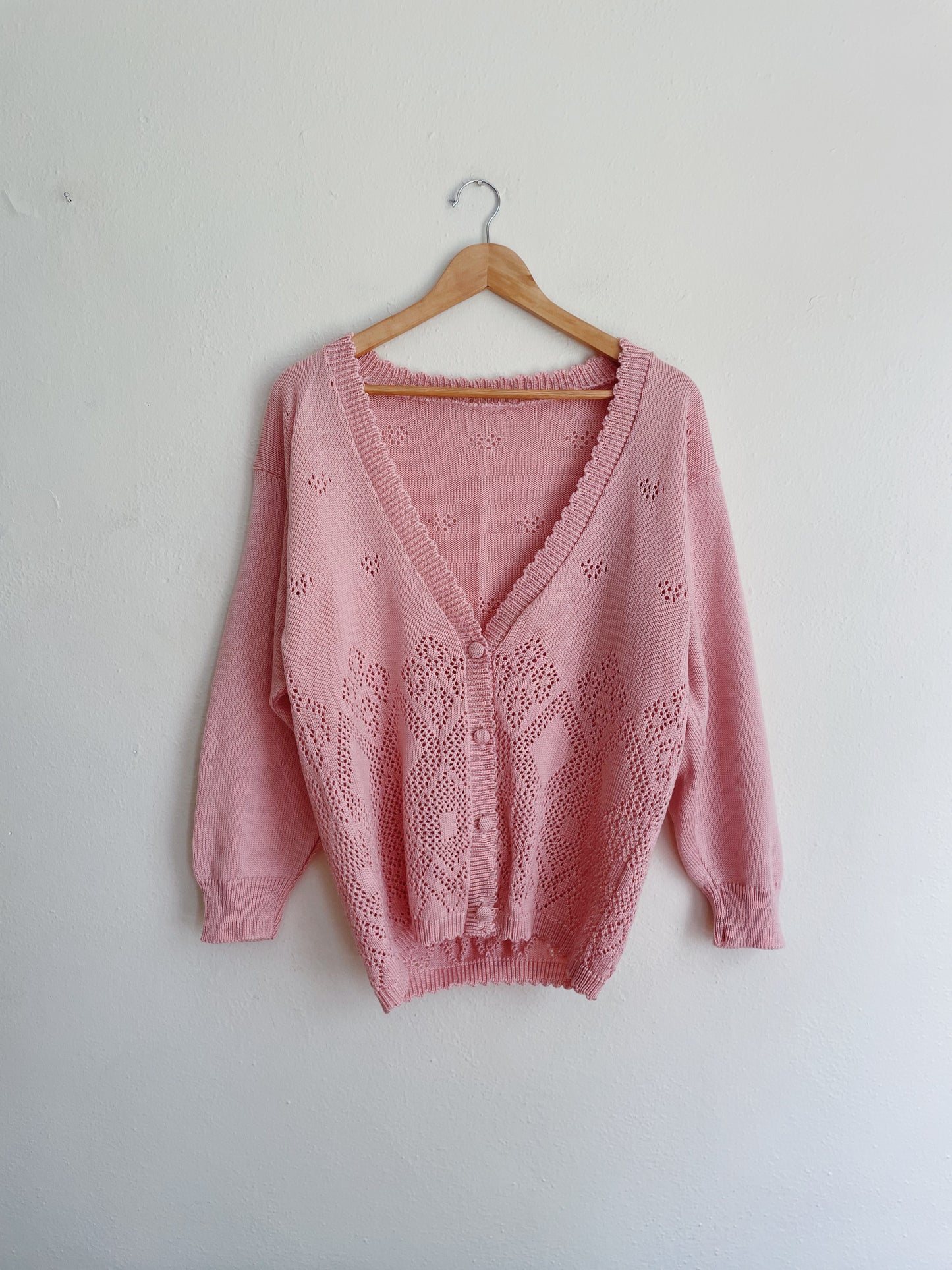 Vintage Pink Cardigan