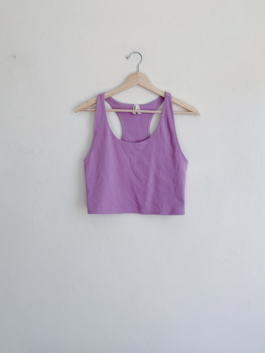 PACT Ribbed Cropped Tank (XL)