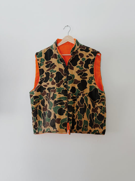 Reversible Vintage Camo Vest