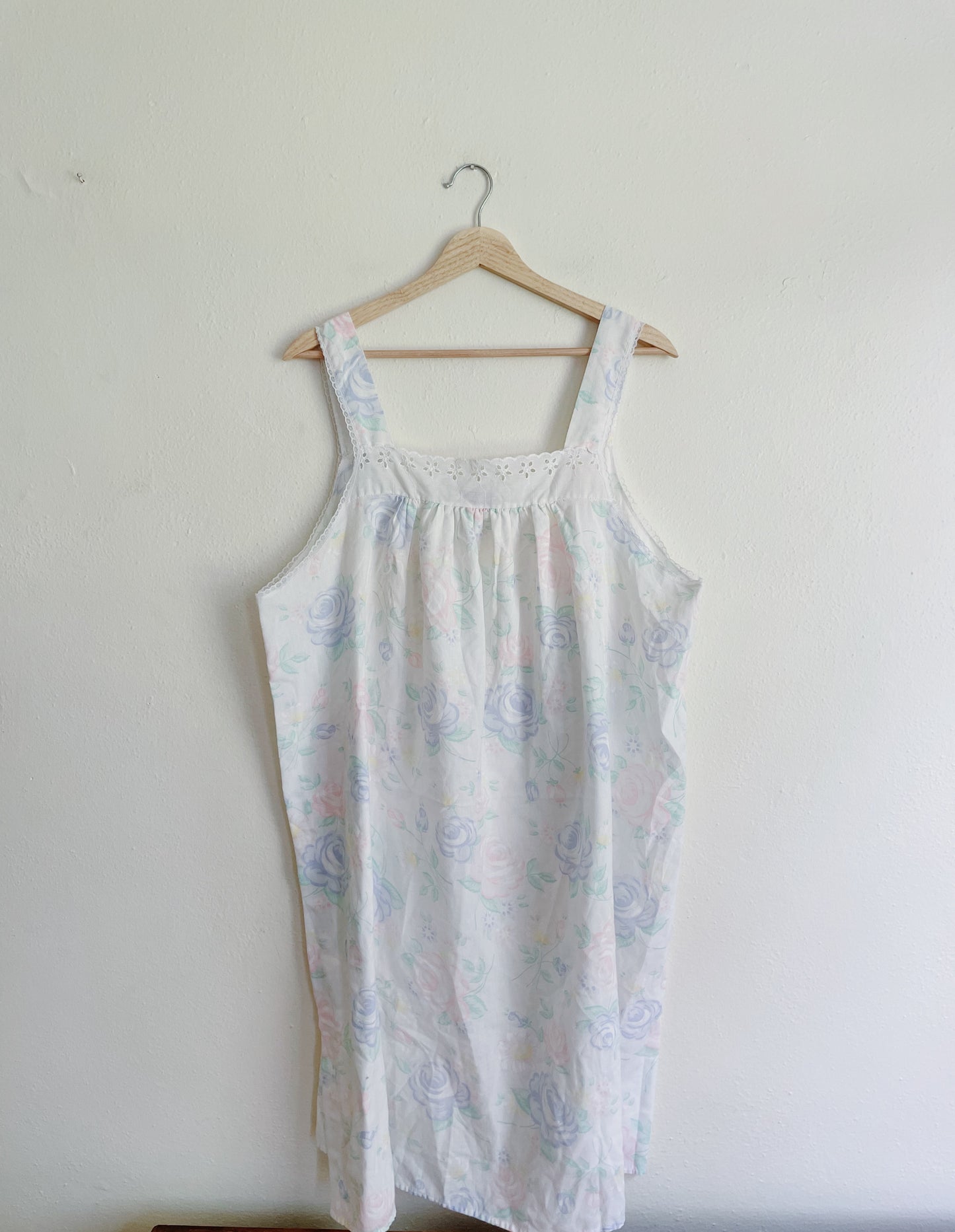 1980's Floral Slip Dress