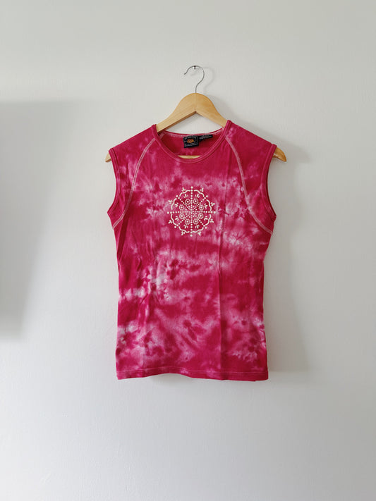 Pink Tie Dye Tee (L)