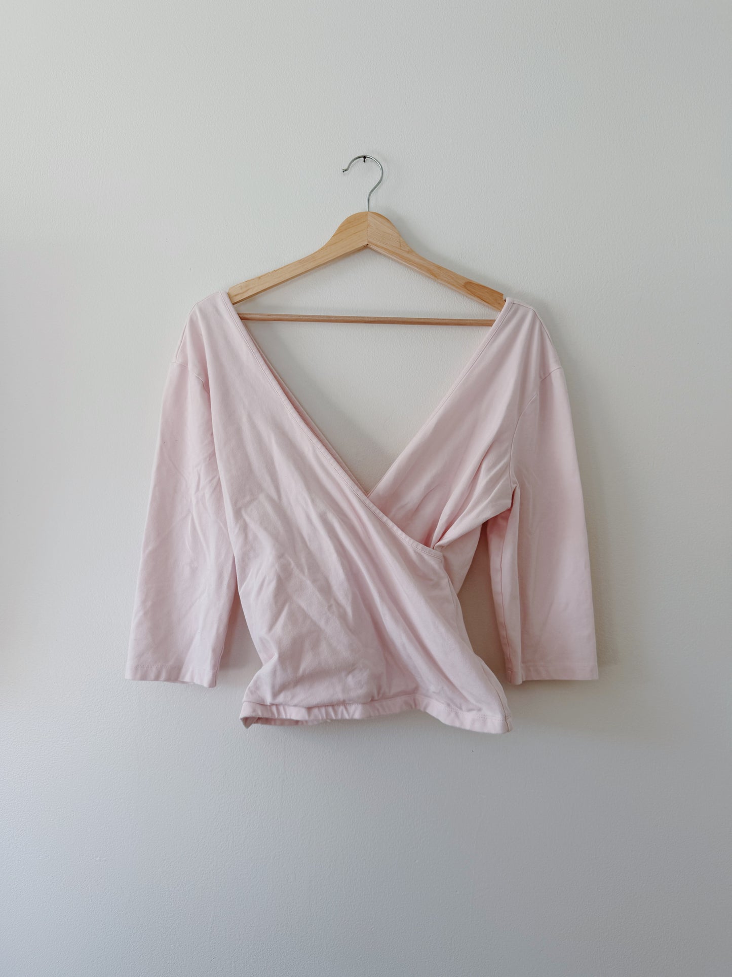 Pink Wrap Top (M)