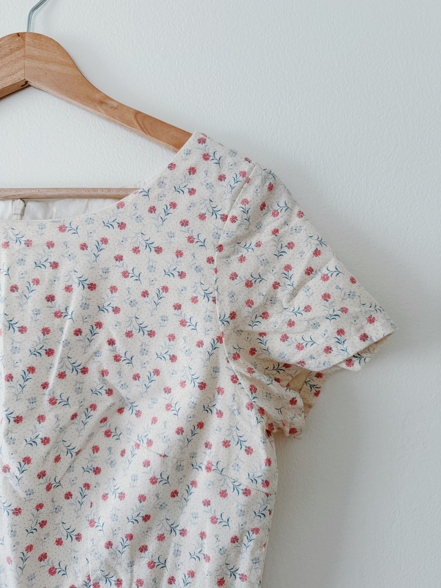Handmade Floral Print Dress