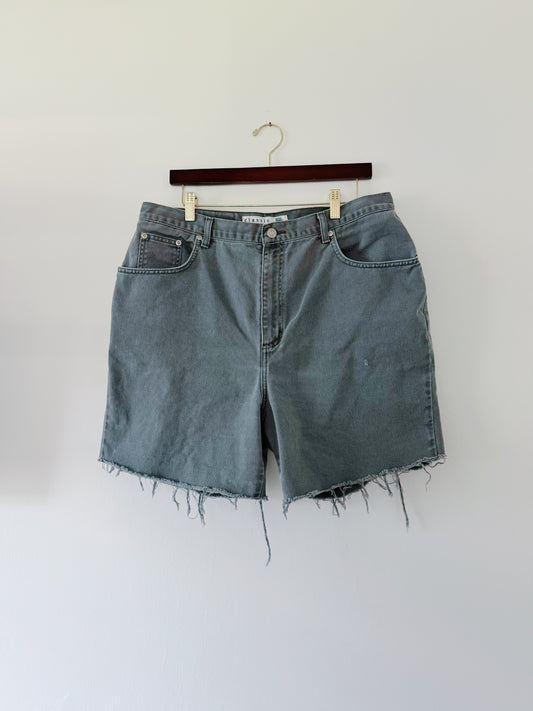 Muted Green Cut Off Shorts (36x5)
