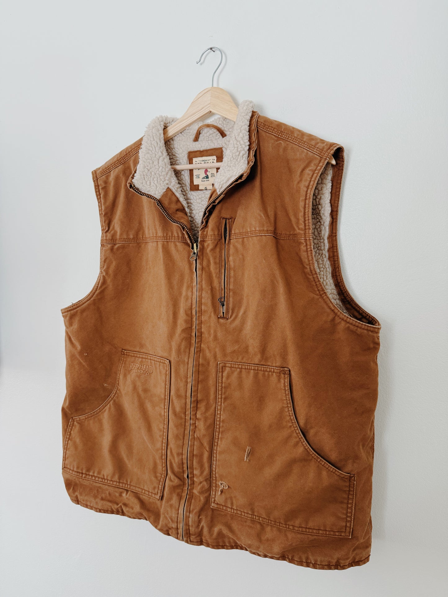 Sherpa Lined Vest (L)