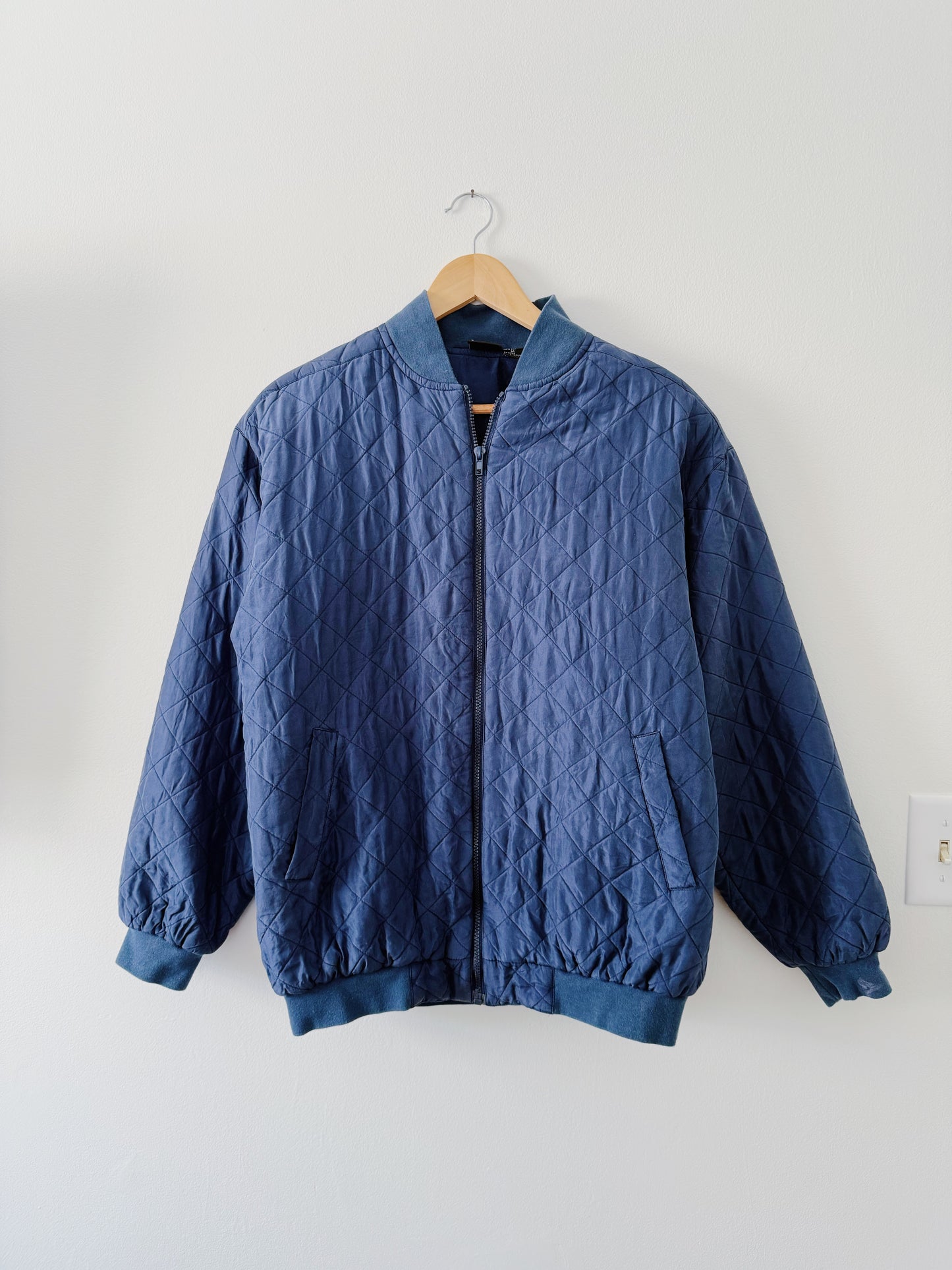 Quilted Silk Jacket (M)