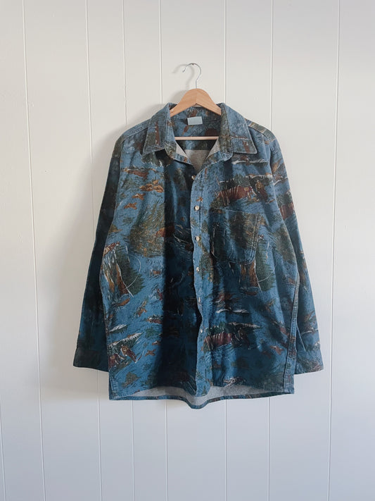 Outdoor Scene Flannel (XL)