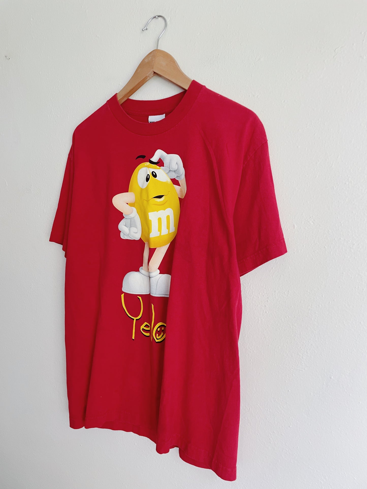 Yellow M & M Tee ( L )