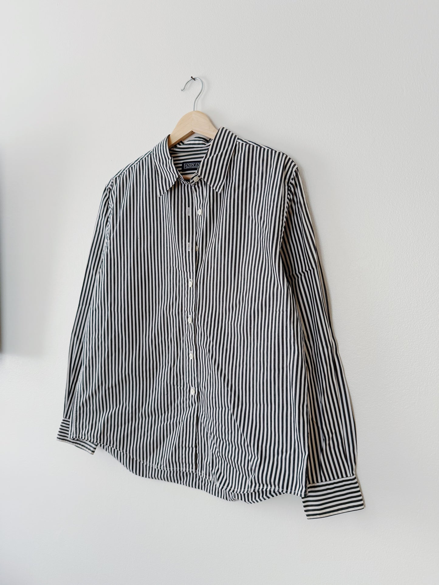 Lands End Striped Button Up (14)