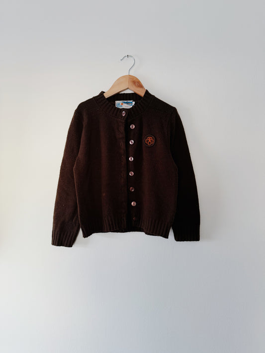 Kids Vintage Girl Scout Cardigan