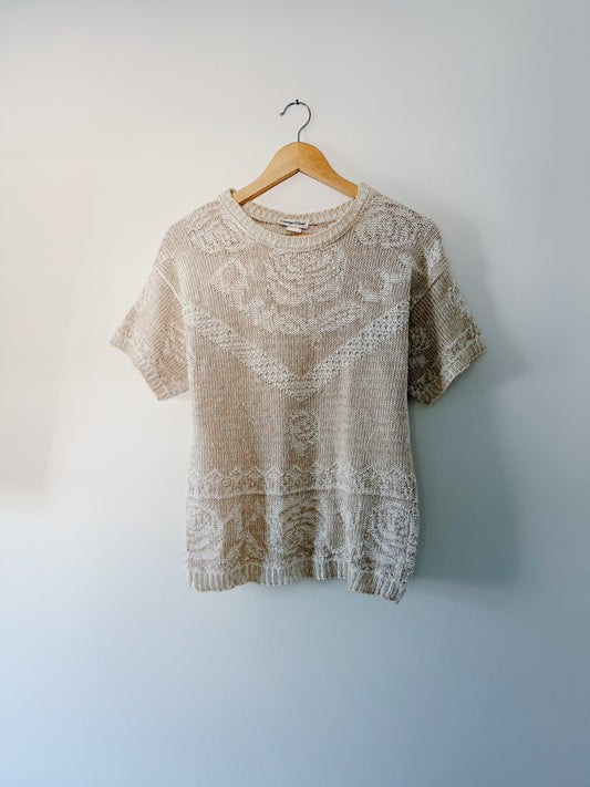 Knit Patterned Top (S)