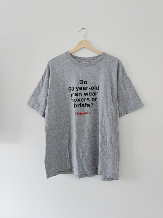 Depends Tee (XL)