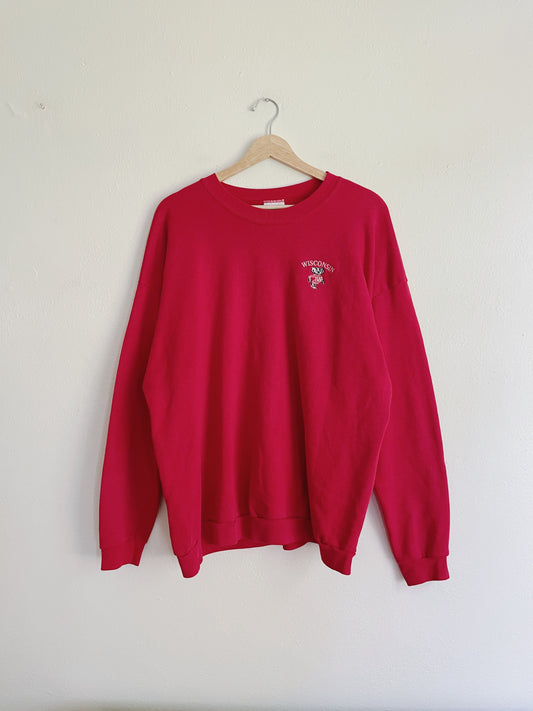 Vintage Wisconsin Badgers Crewneck (XXL)