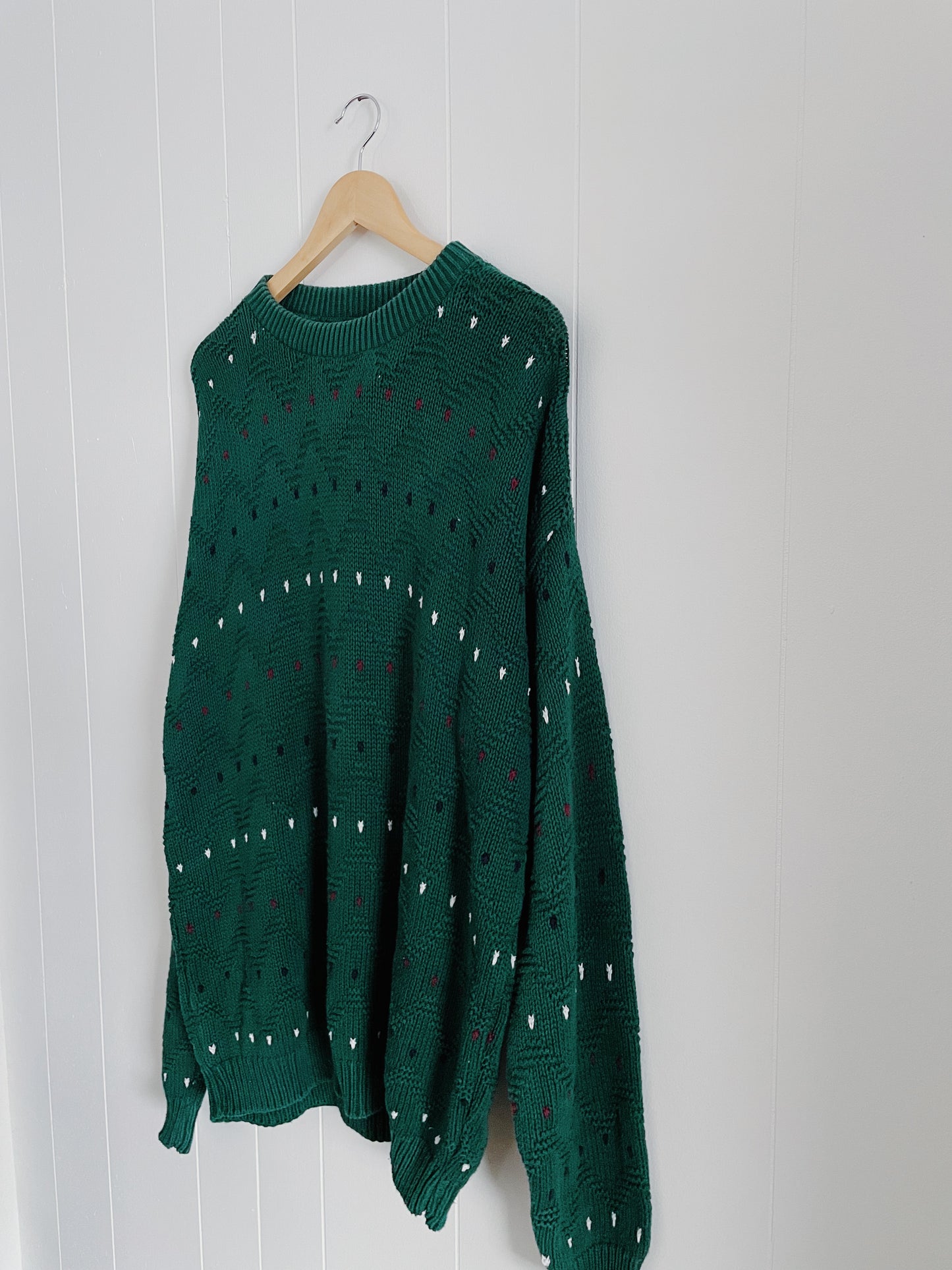 Vintage Cotton Sweater (XL)