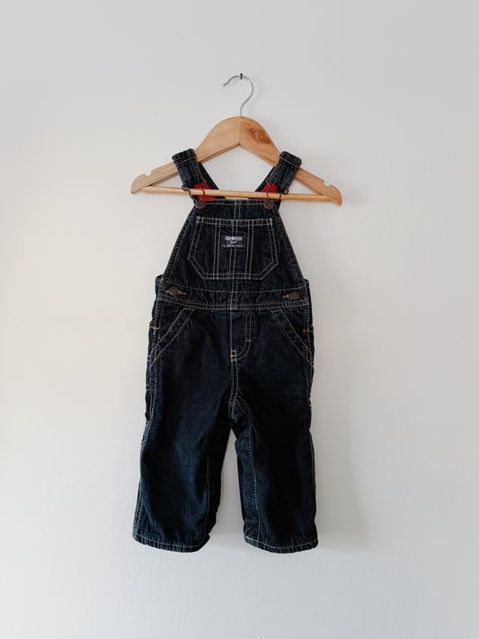 Baby Oshkosh Fleece Lined Overalls (9M)