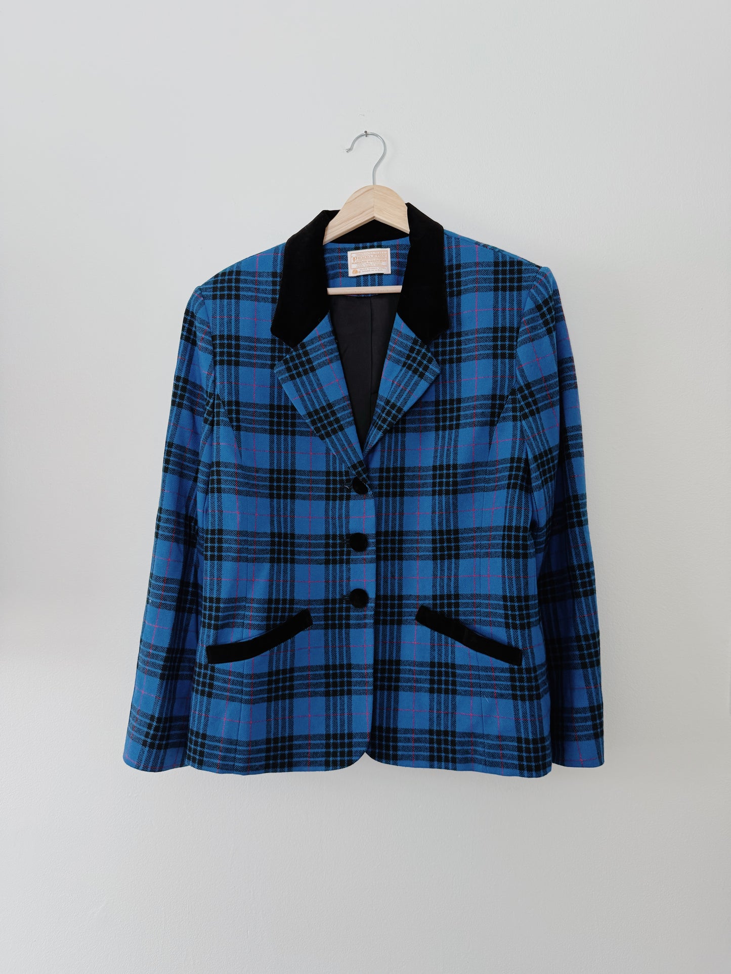 Vintage Pendleton Checkered Blazer