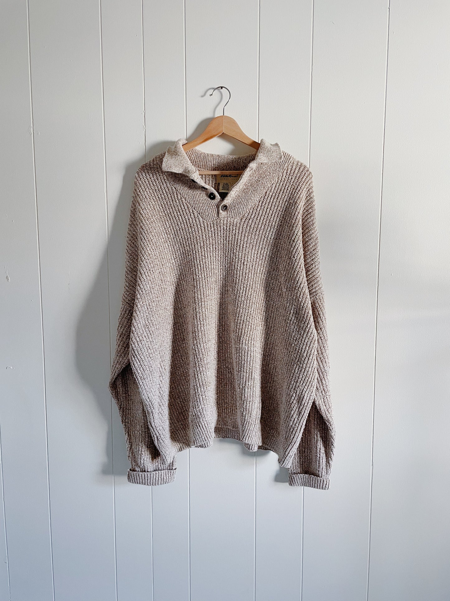 Eddie Bauer Henley Sweater (L)