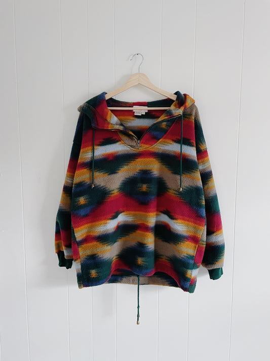 Vintage Aztec Print Pullover (S)