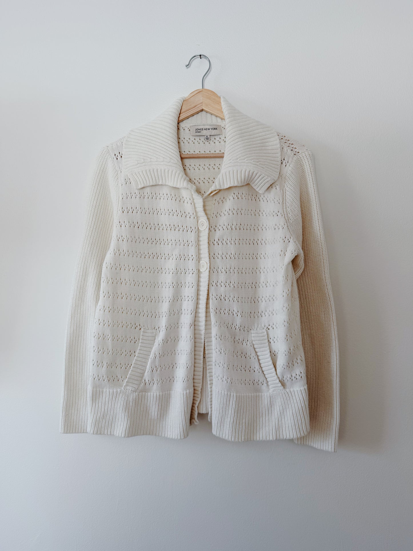 Pointelle Cardigan (XL)