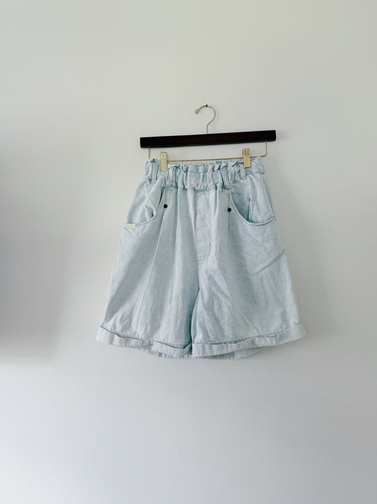 Elastic Waist Vintage Shorts