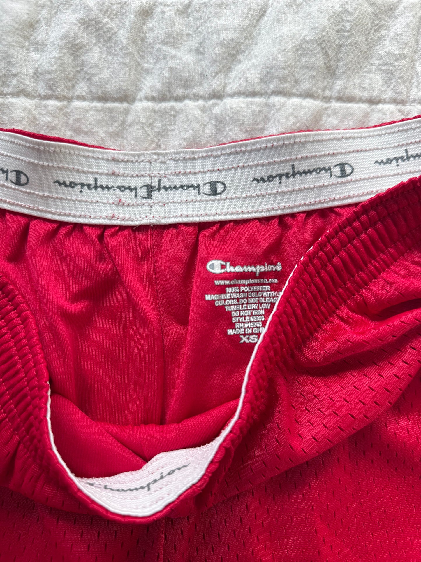 Red Champion Shorts (XS)