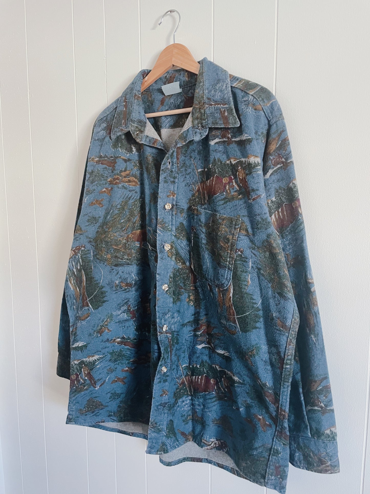 Outdoor Scene Flannel (XL)