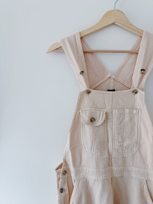 Light Pink Cotton Style Overalls (S)