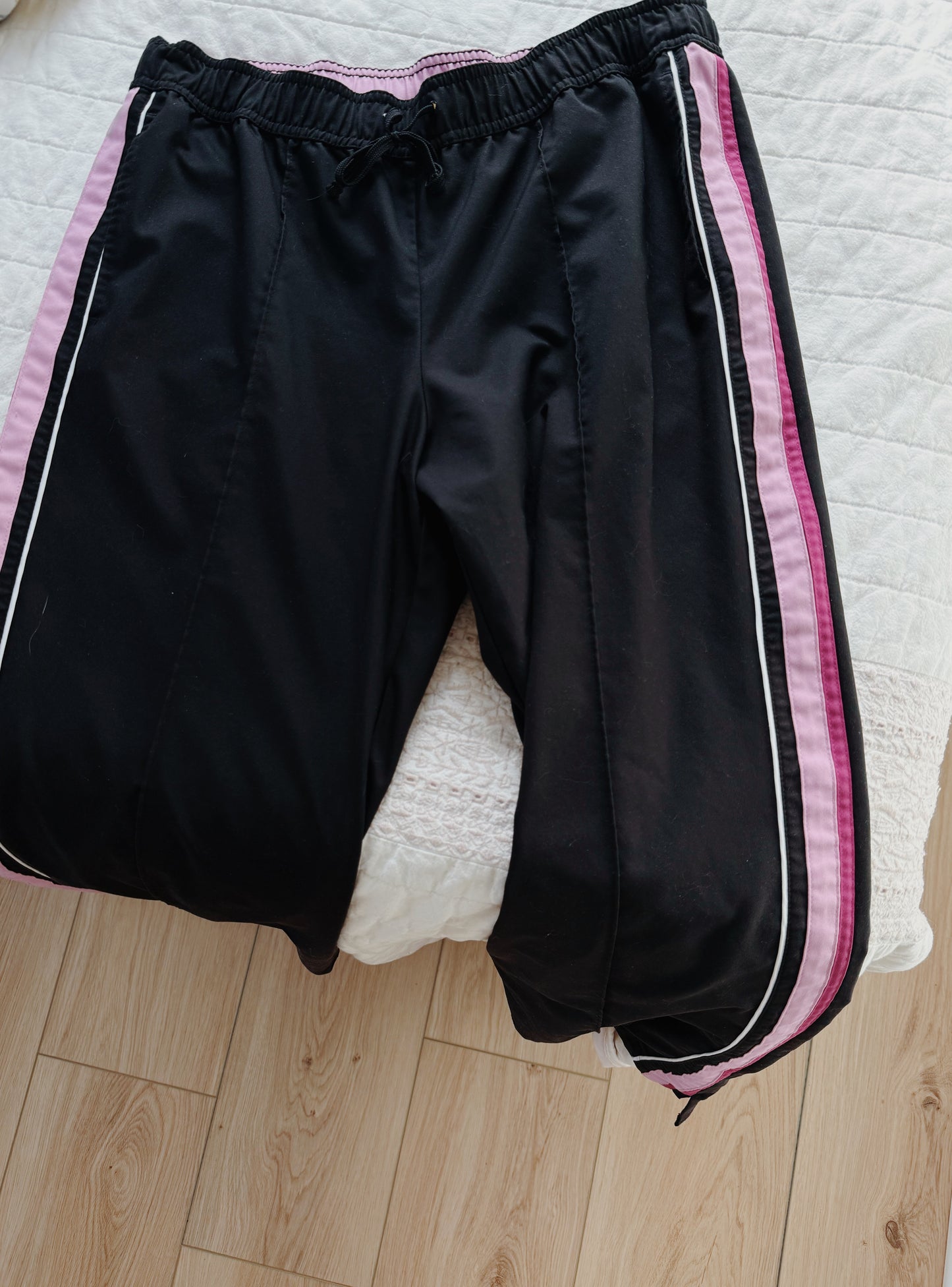 Pink Stripe Track Pants (L)