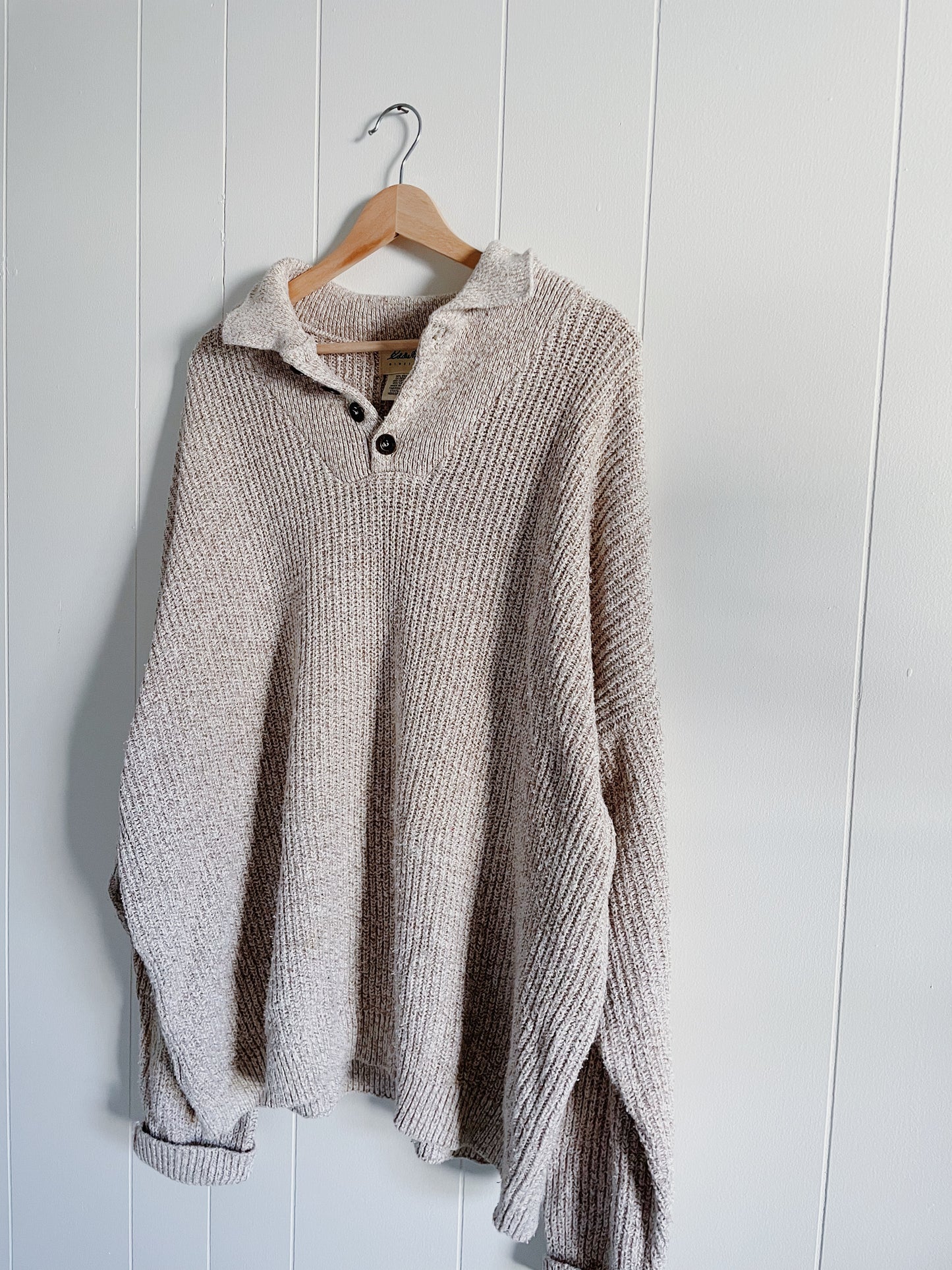 Eddie Bauer Henley Sweater (L)