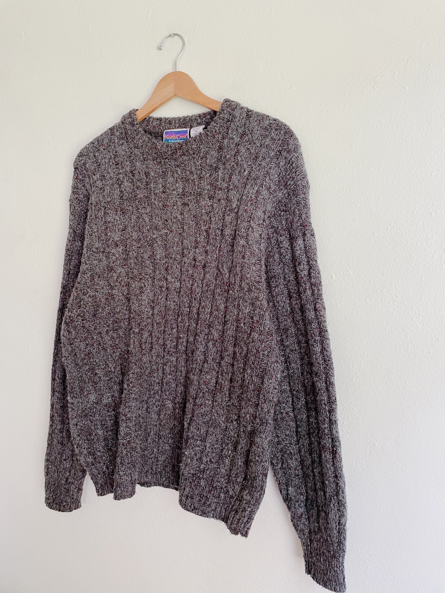 Gray Wool Sweater (M)