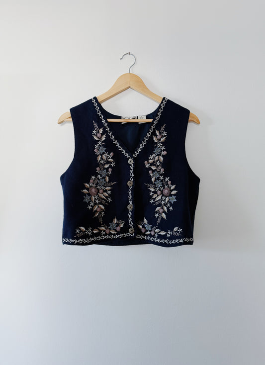 Embroidered Vest (S)