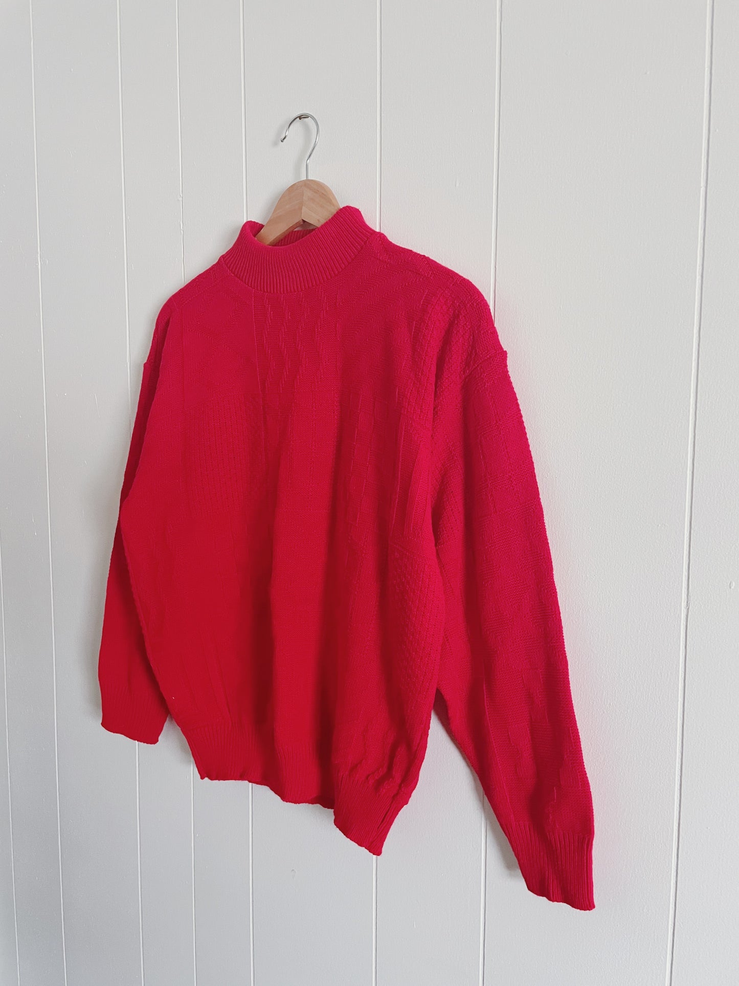 Vintage Mock-neck Sweater (S)