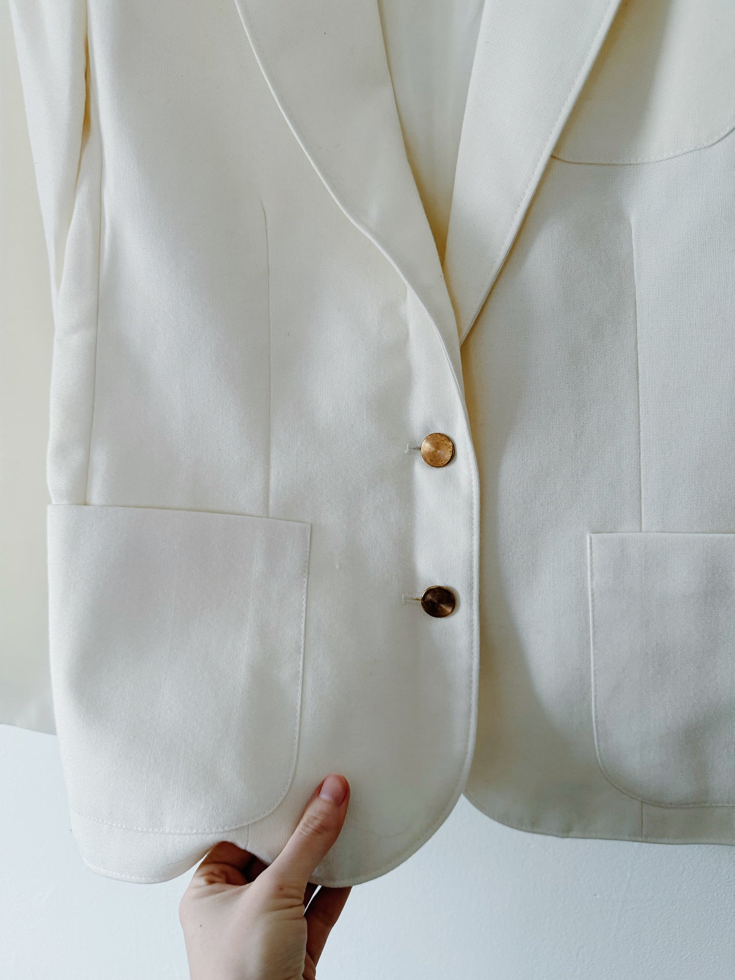 Vintage White Blazer