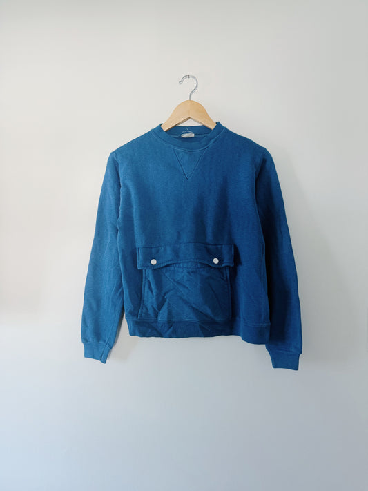 Vintage Sears Crewneck with Quilted Pocket