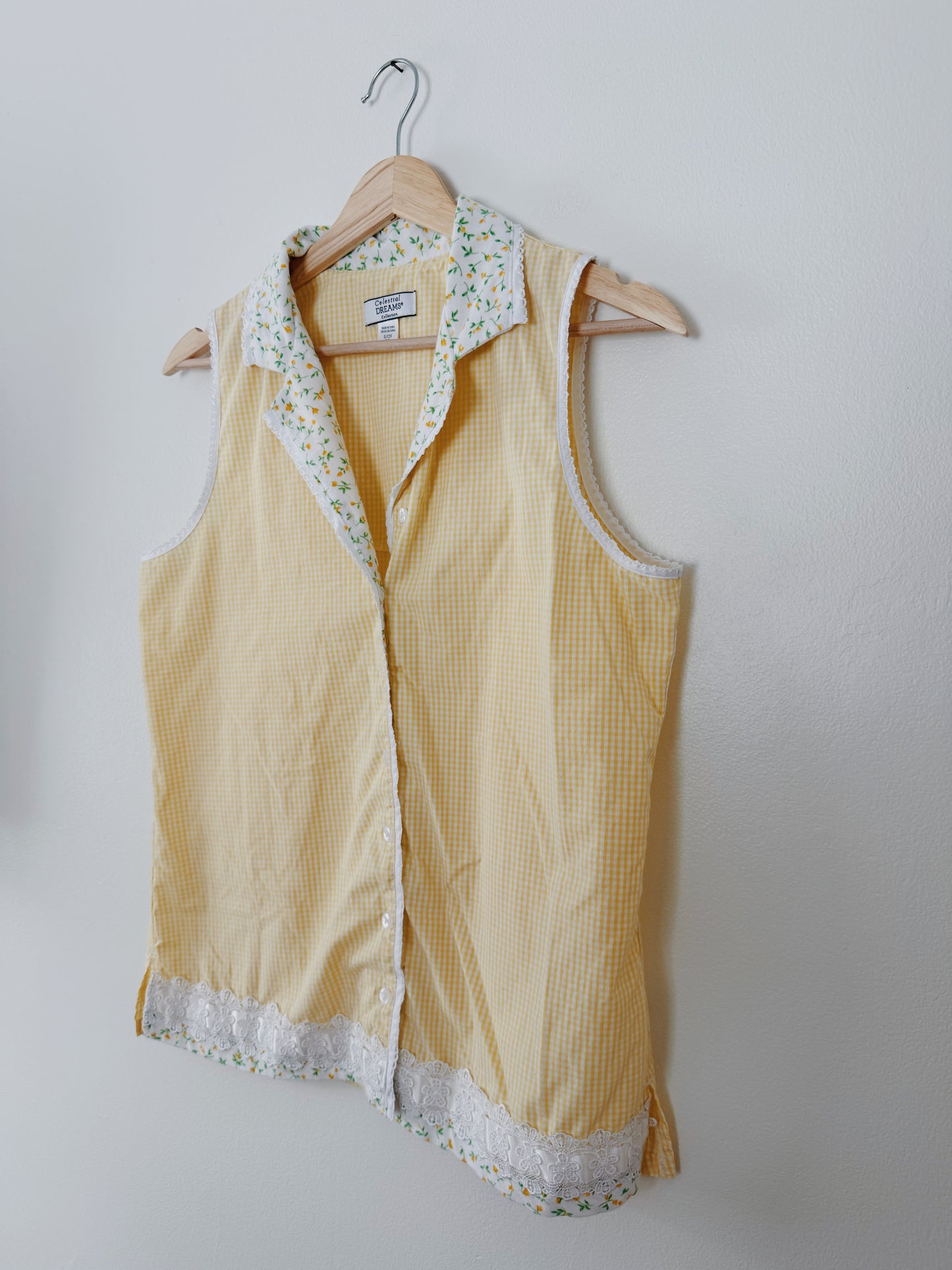 Yellow Floral Tank (S)