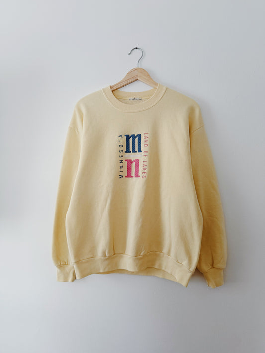 Butter Yellow MN Crewneck (L)