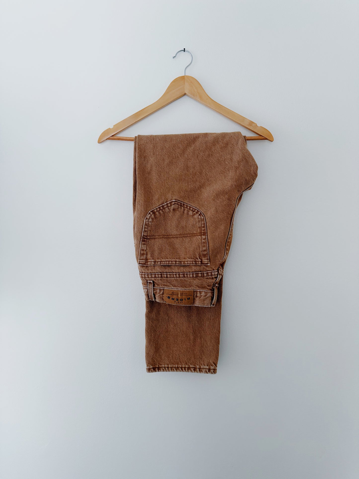 Tan Straight Leg Lee Jeans (32x30)