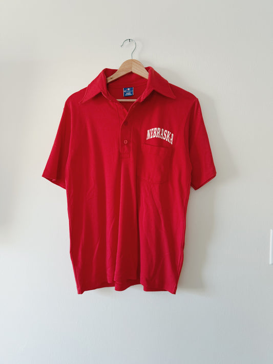 Vintage Nebraska Polo (M)