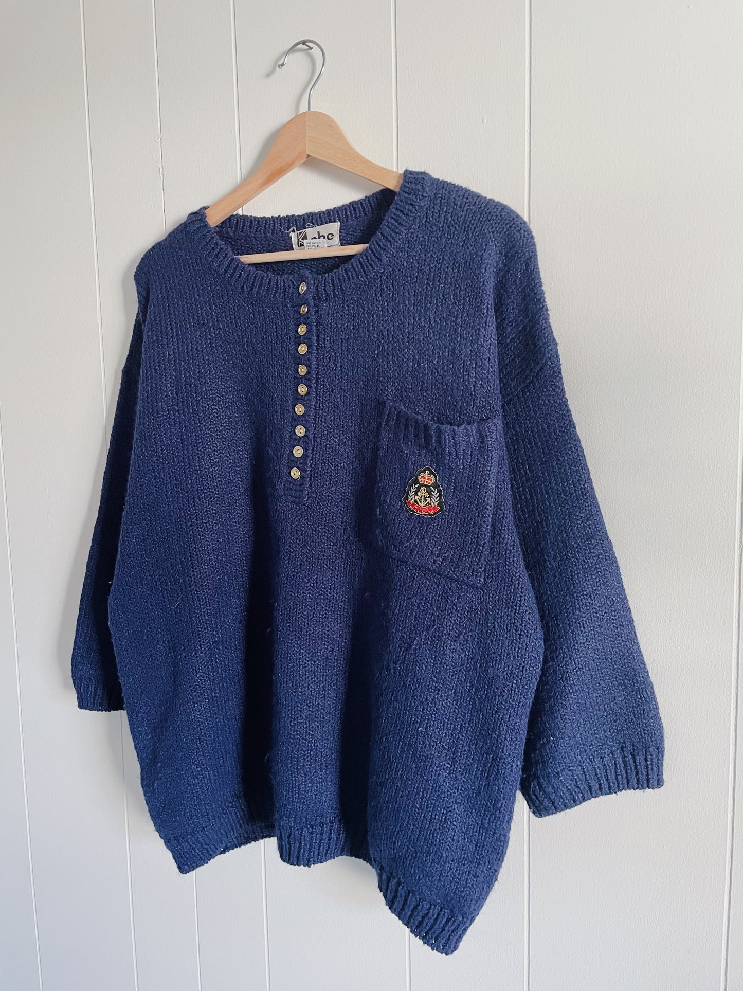 Vintage Navy Sweater (40)