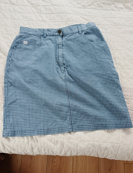 Vintage Plaid Skirt
