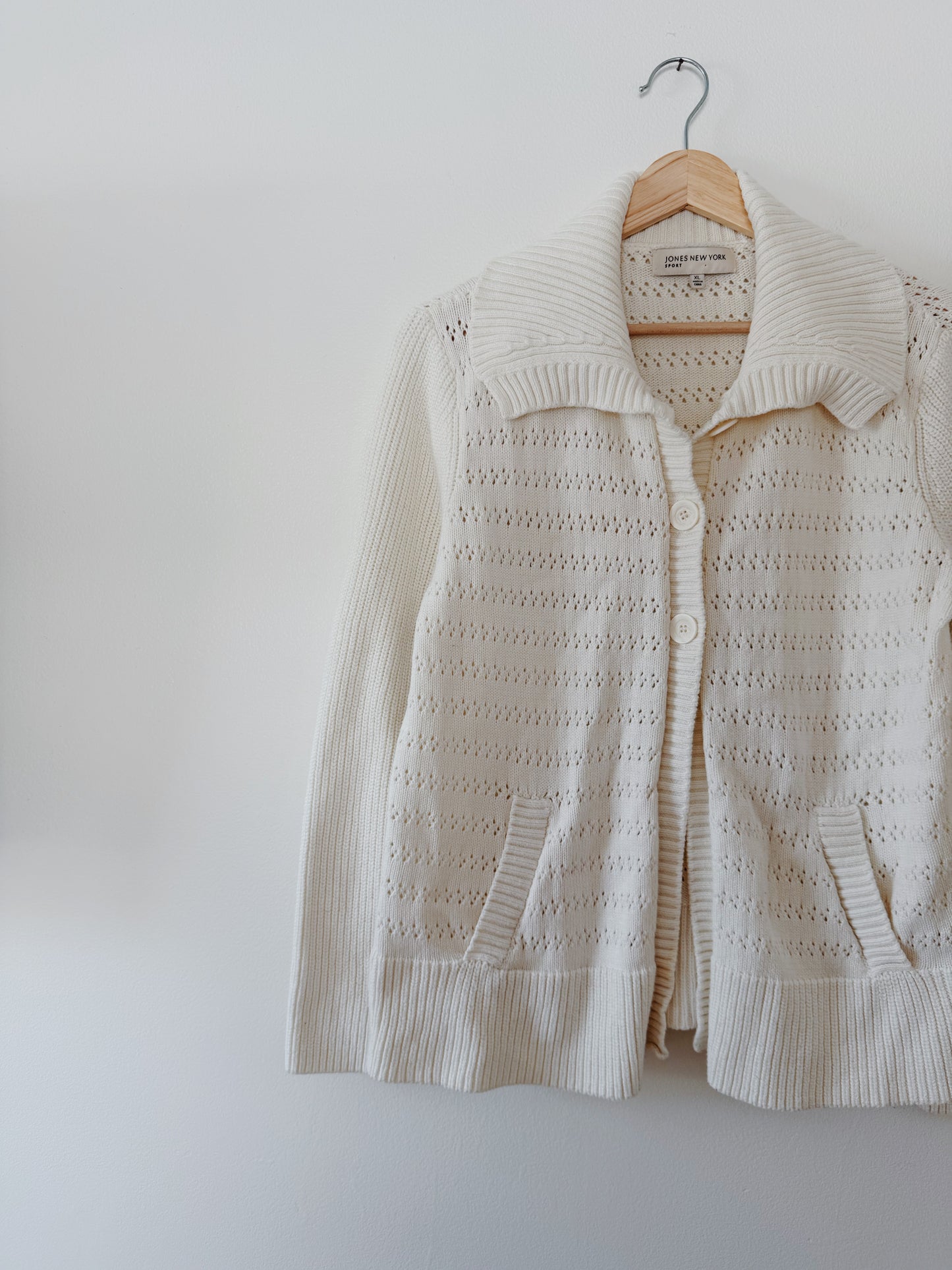 Pointelle Cardigan (XL)