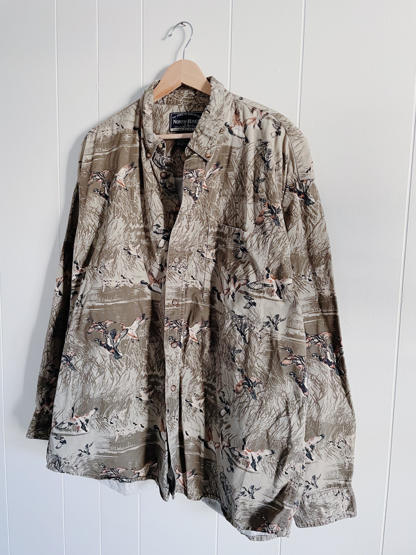 Duck Print Button Down (XL)