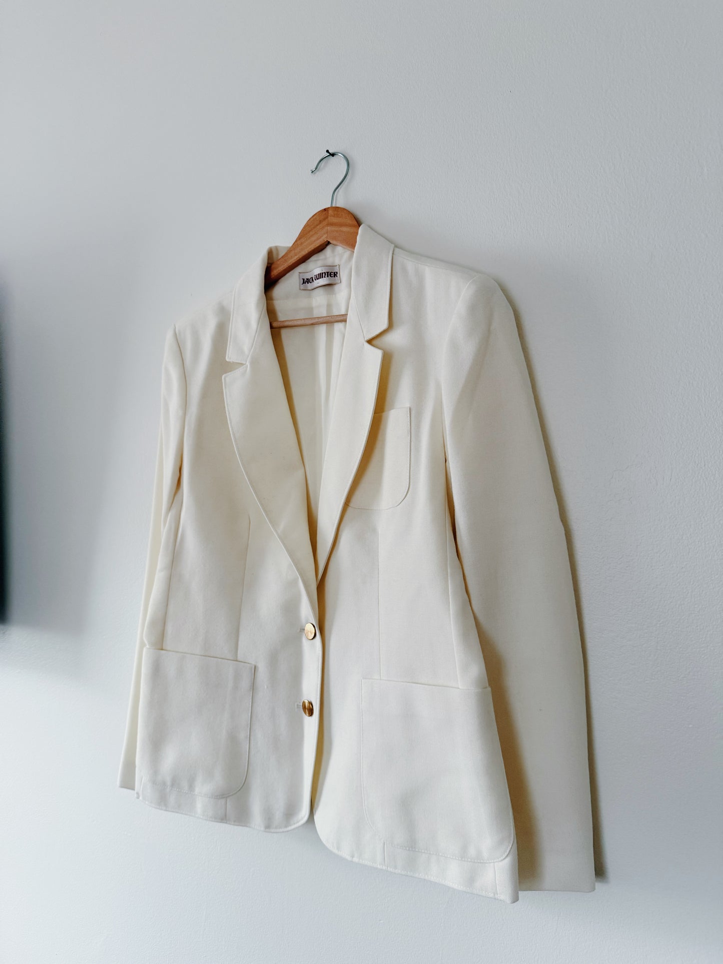 Vintage White Blazer
