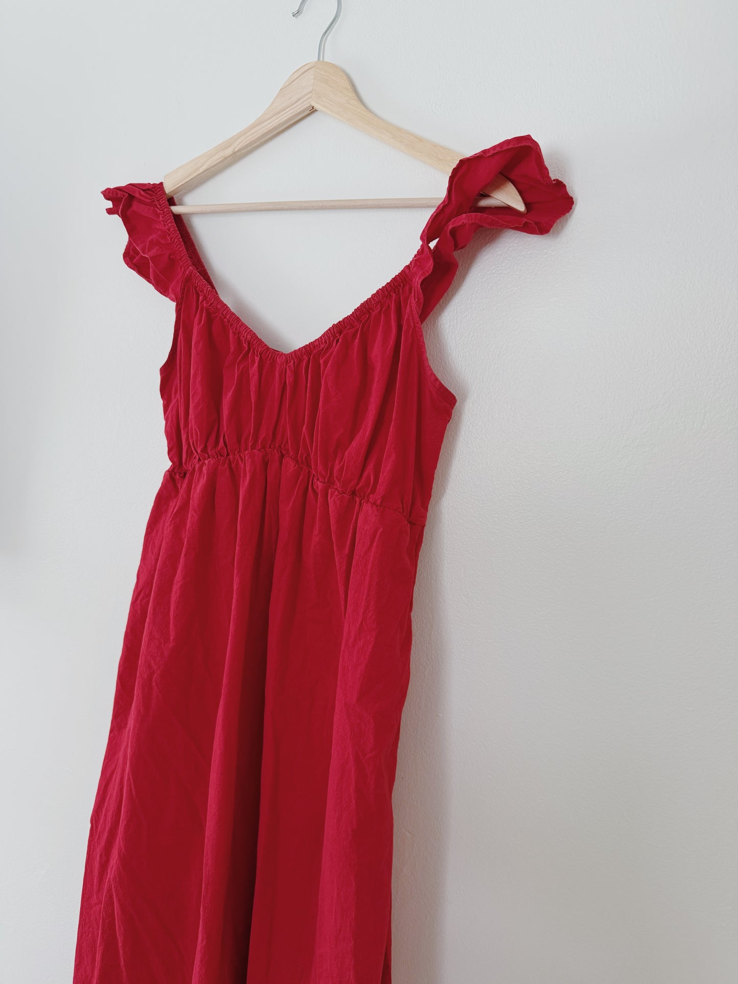 Red Cotton Dress (S)