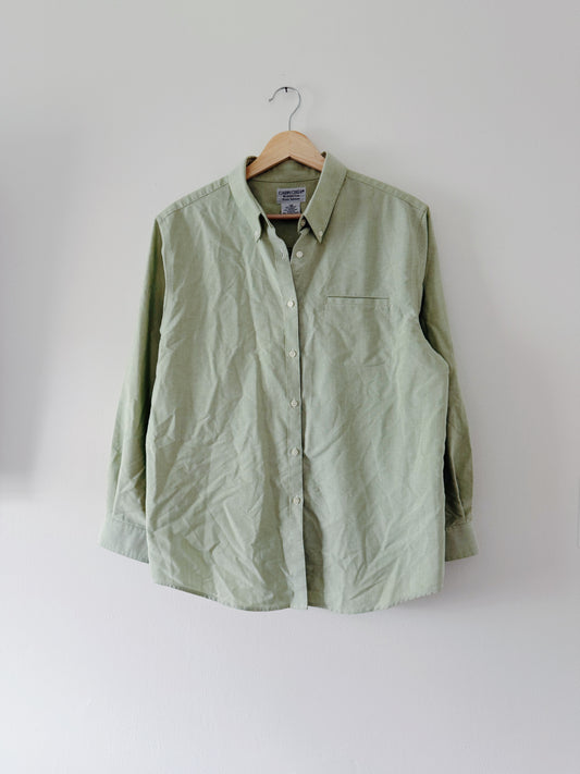 Vintage Green Button Up (12/S)